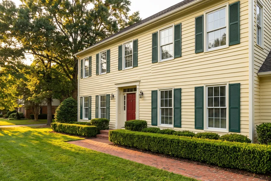 Front elevation — 107 Cedar Fork Drive, Morrisville, NC 27560