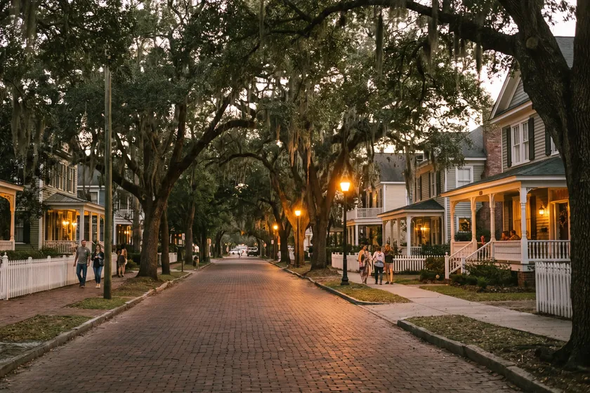 Streets and homes typical of Historic Oakwood